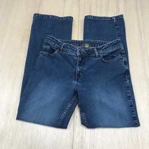 casion women size 6p bootcut jeans blue